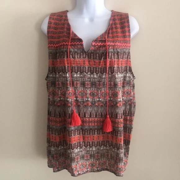 Lucky Brand Women’s Sleeveless Blouse - Picture 3 of 11